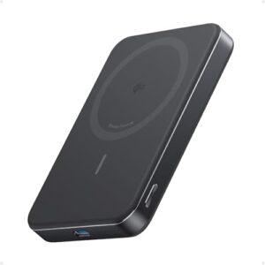 Slim 10,000mAh Magnetic Battery Pack, Qi2 Certified 15W Ultra-Fast Compatible Portable Charger