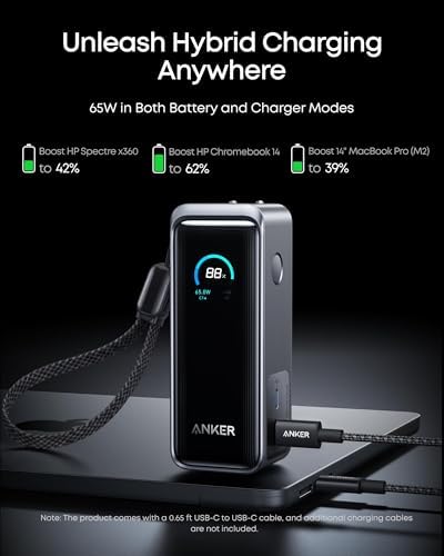 412OPE5DNAL._AC_.jpg 9,600mAh Battery Pack with 65W Output Wall Charger, Supports PD 3.0 and
