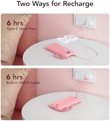 41CBs8ugXmL._AC_.jpg VRURC Portable Phone Charger, Built-in 4 Cables USB C Power Bank 10000mAh