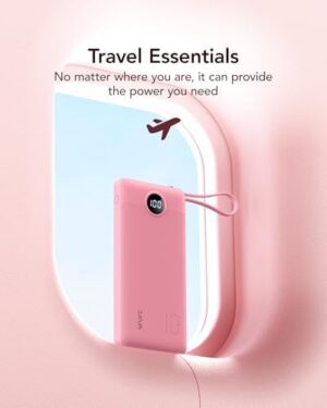 Portable Charger with Reinforced Built-in 4 Cables