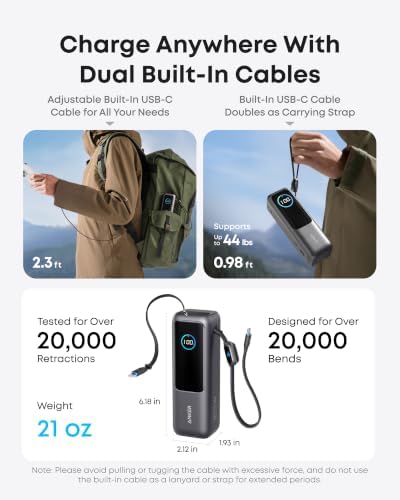 41YuO1VYjfL._AC_.jpg Anker Laptop Power Bank,25,000mAh with 165W Total Output