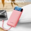 10000mAh Power Bank 6 Outputs 3 Inputs 3A Fast Charger