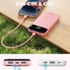 10000mAh Power Bank 6 Outputs 3 Inputs 3A Fast Charging Compatible