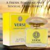 Version 1.0.0 Verse Golden Crystal for Women 3.4 fl Oz - Floral Fruity Fragrance