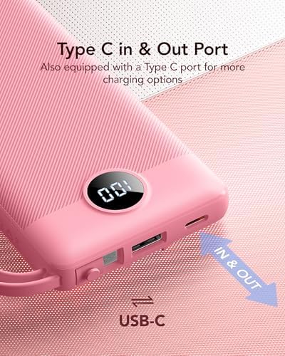 510lew7tPpL._AC_.jpg VRURC Portable Phone Charger, Built-in 4 Cables USB C Power Bank 10000mAh