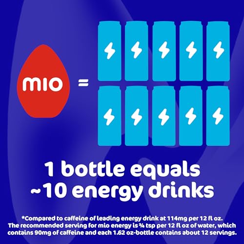 Version 1.0.0 mio Energy Tropical Fusion Flavored with other natural flavor Liquid Water Enhancer, 1.62 fl oz Bottle : Grocery & Gourmet Food