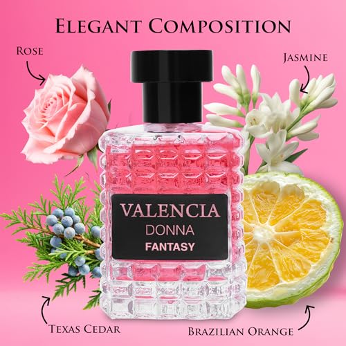 Version 1.0.0 Valencia Donna Fantasy for Women Eau De Parfum - Floral Fruity Fragrance
