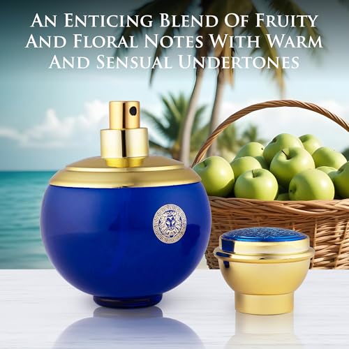 Version 1.0.0 Verse Deep Blue for Women EDP 3.4 fl Oz- Floral, Fruity & Woody Accords