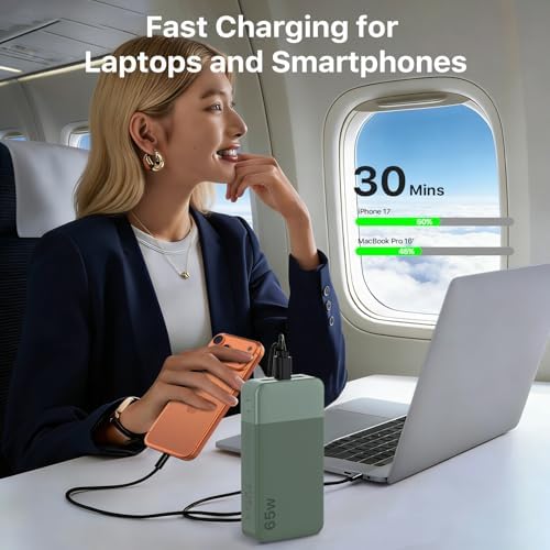 NOBIS 20000mAh Battery Pack Power Bank 65W Power Bank