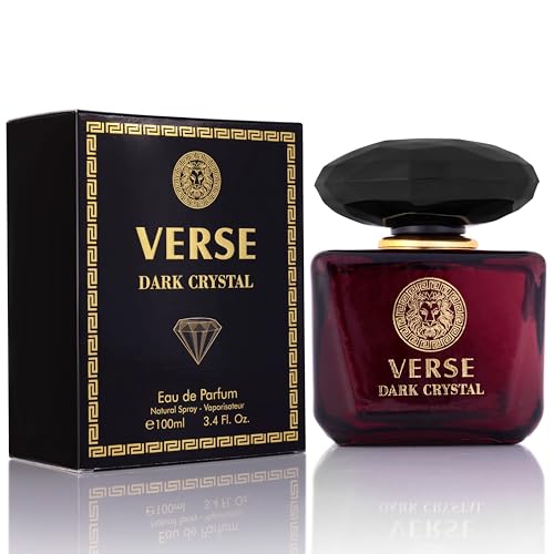 Version 1.0.0 Verse Dark Crystal for Women 3.4fl Oz - Top Notes of Spicy Ginger & Cardamom with Pepper
