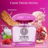 Version 1.0.0 Verse Pink Crystal Intense for Women 3.4 fl Oz - Fruity
